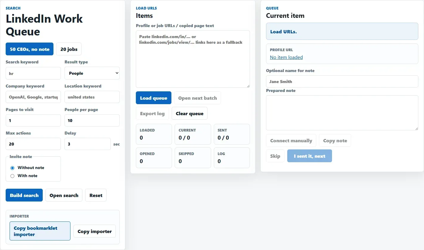 LinkedIn Automation Suite